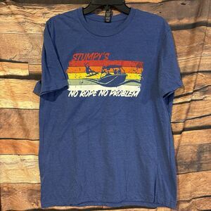 District Very Important Tee Men L Lake Granbury Marina Stumpy's Wakeboard Shirt